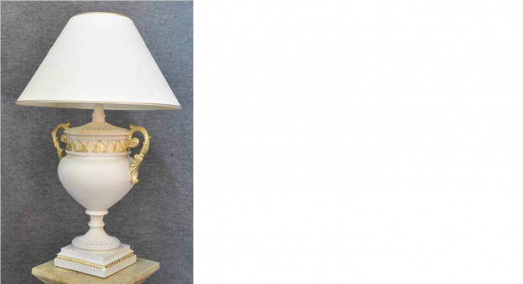 Dëschluucht Vase Grëffer Vasen XXL 90cm Stäiwäert Luucht Lampe Dëschluuchten Luuchten