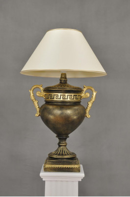 Medusa Luucht Dëschlampe Luucht Klassesch Beliichtung Dëschluuchten XXL 84cm Nei