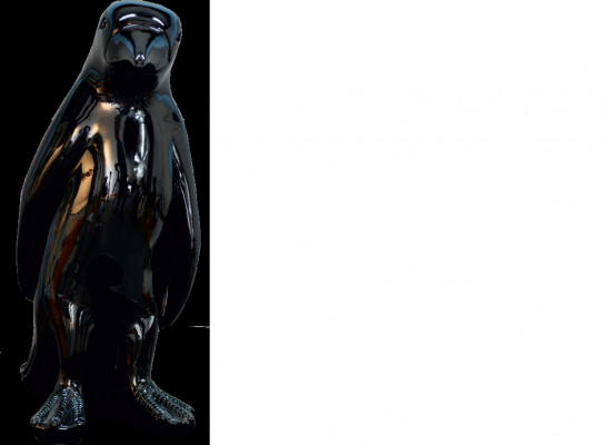 Design Pinguin Schwaarz Figur Statue Skulptur Figuren Skulpturen Deko Nei 3062