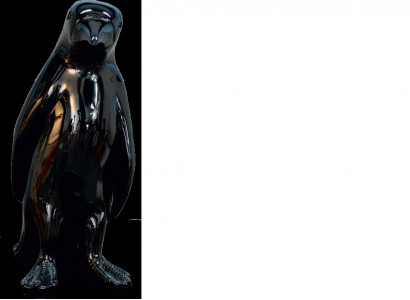 Design Pinguin Schwaarz Figur Statue Skulptur Figuren Skulpturen Deko Nei 3062