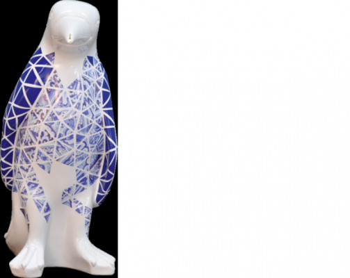 Design Pinguin Figur Statu Skulptur Figuren Skulpturen Dekoratioun Deko 3076 Nei