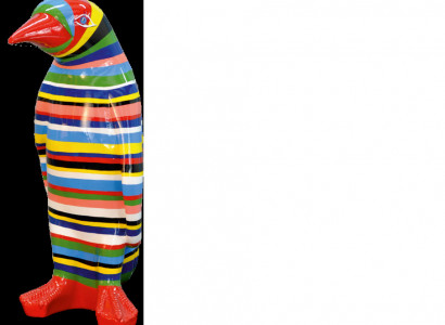 XXL Designer Figur Handaarbecht Bemoolt Figuren Skulptur Skulpturen Statu Pinguin