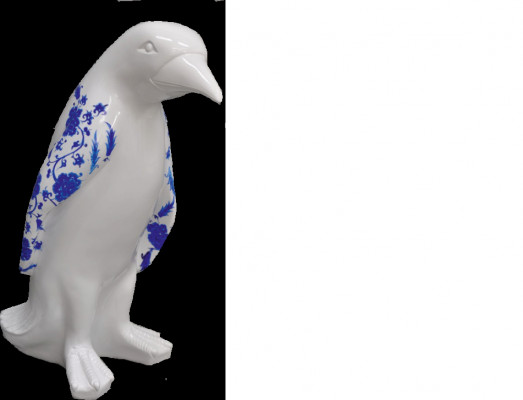 Design Pinguin Figur Statue Skulptur Figuren Skulpturen Dekoratioun Deko 3078