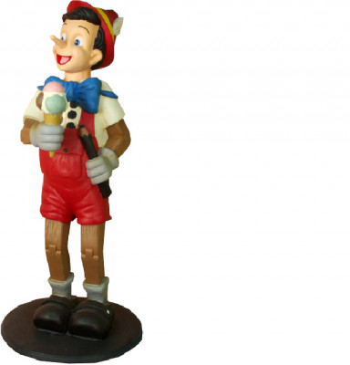 Design Pinocchio Figur Statu Skulptur Figuren Skulpturen Dekoratioun Deko 5644