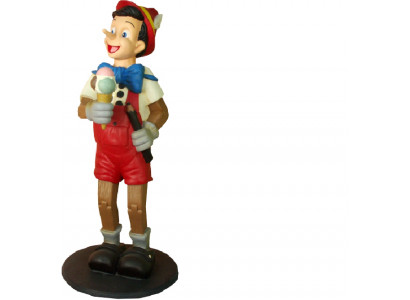 Design Pinocchio Figur Statu Skulptur Figuren Skulpturen Dekoratioun Deko 5644