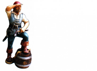 Design Pirat Figur Statue Skulptur Figuren Skulpturen Dekoratioun Deko 5601 Nei