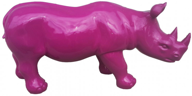Design Figur Nashorn Deko Statu Statu Skulptur Figuren Skulpturen Dekoratioun