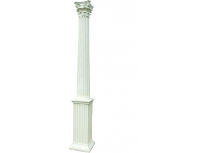 313 cm XXL Grouss Kolonn Stil 1900 Ale Griichesch Antik Stil Restaurant Caffee