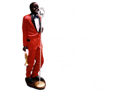Design Sänger Figur Statue Skulptur Figuren Skulpturen Dekoratioun Deko 4029 Nei