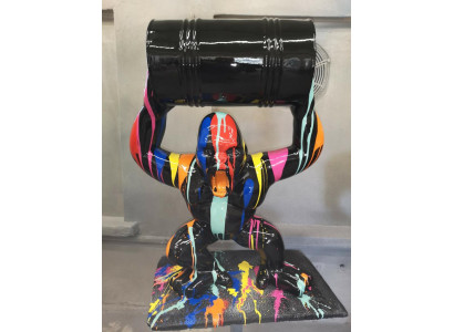 Statu Figuren Statuen Dekoratioun Deko Gorilla Gaart Nei Designer Figur Modern