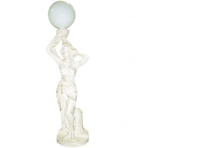 Antik Stil Figur Stehlampe Standleuchte Luucht Luuchten Liewensgréisst Beliichtung