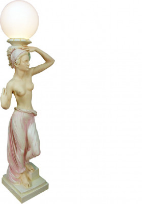 Antik Stil Figur Steeluucht Bauchtänzerin Stau Luucht Leuchte Luuchten Skulptur Nei