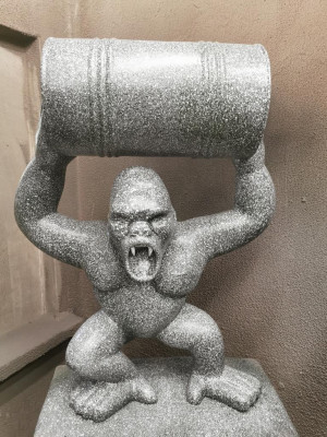 Figuren Statuen Dekoratioun Deko Gorilla Gaart Nei Designer Figur Statue Modern