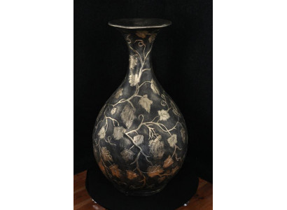 Design Blummen Dëppen Dekoratioun XXL Vase Vasen Handaarbecht Deko Kelch Pokal 0856