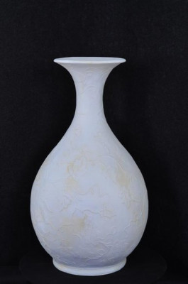 Design Blummen Dëppen Dekoratioun XXL Vase Vasen Handaarbecht Deko Kelch Pokal 0856