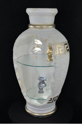 Design Bar Vasebar Regal Glas Luucht Vase Schaf Vitrine 6861 Nei