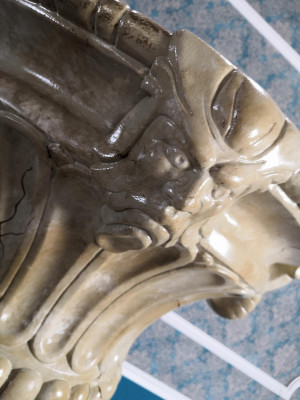 XXL Vase Dëschdekoratioun Deko Vasen 69cm Antik Stil Skulptur Figur Becher Roum