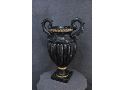Design Vase Vasen XXL Figur Statue Skulptur Skulpturen Dekoratioun 0885 97cm Nei