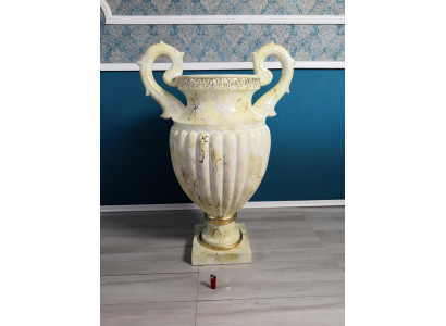 Design Vase Vasen XXL Figur Statue Skulptur Skulpturen Dekoratioun 97cm Statuen