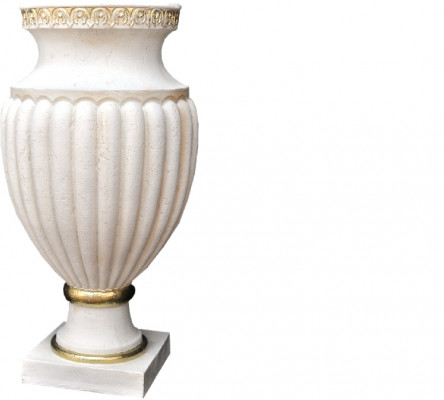 XXL Vase Dësch Dekoratioun Deko Vasen Antik Stil Skulptur Figur Kelch Roum 0882