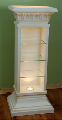 Design Vitrine Regal Glas Sail Vitrinen Regaler CD Schaf Lampe 6894 Nei