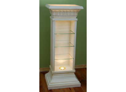 Design Vitrine Regal Glas Sail Vitrinen Regaler CD Schaf Lampe 6894 Nei