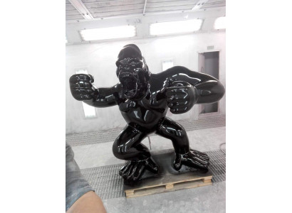 Statuen Dekoratioun Deko Gorilla Gaart Nei Designer Figur Statue Modern Figuren