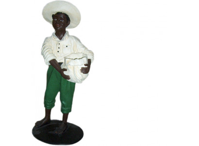 Design Jong mat Sak Figur Statue Skulptur Figuren Skulpturen Dekoratioun 7088