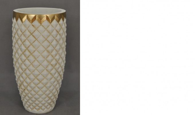 XXL Vase Dësch Dekoratioun Deko Vasen Antik Stil Skulptur Figur Kelch Roum 0901