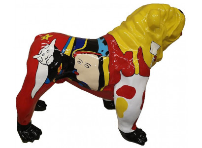 Hausdekor Skulpturen Abstrakt Hond Design Statuen Figuren Figur Dekoratioun