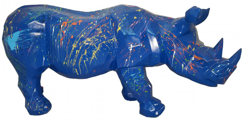Abstrakt Nashorn Modern Dekoratioun Skulptur Figuren Skulpturen Dekoratioun Nei