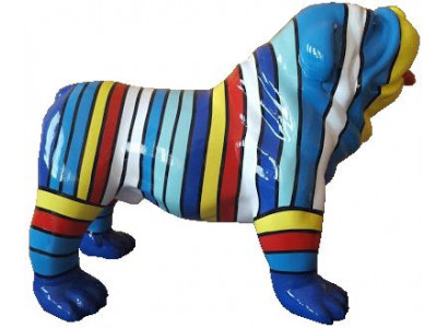 Designerfigur Statue Modern Figuren Dekoratioun Hond Gaart Skulptur Skulpturen