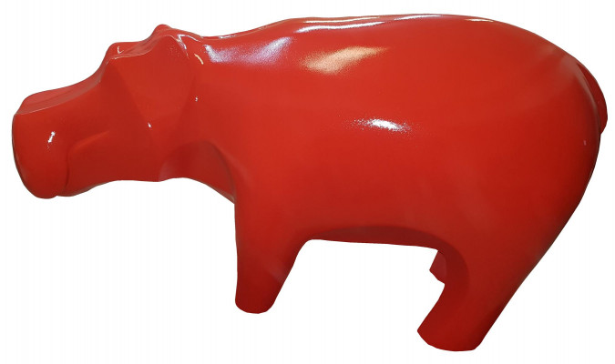 Nilpferd Deko Statu Skulptur Abstrakt Skulptur Figuren Skulpturen Dekoratioun