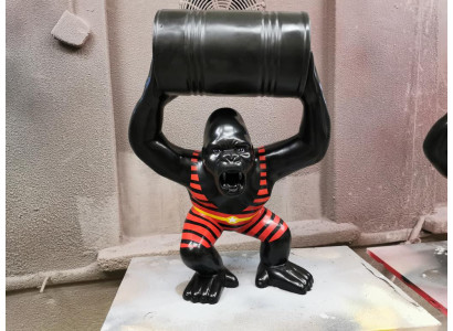 Designer Figur Statu Moderne Figuren Statuen Dekoratioun Deko Gorilla Gaart Nei
