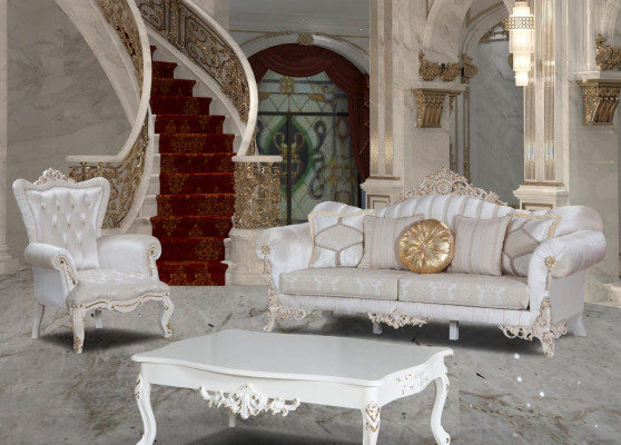 Canapé 3 Plätzer Polster Textil Stof Chesterfield Canapéen Dräiplätzer Nei