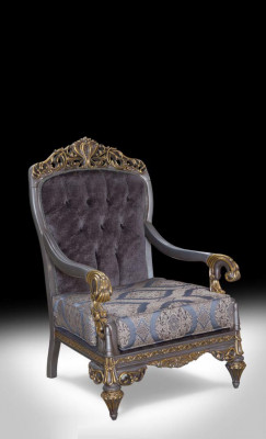 Chesterfield Sofa Set Lila Couchtisch Designer Grupp 3tlg. Wunnzëmmer