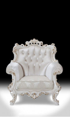 Chesterfield Design Fautteuil Polster Luxus Textil Couchen 1 Sëtz Kinnekslechter