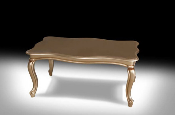 Gëllenen Canapé-Dësch Dësch Niewendësch Kaffisdësch Luxus Holz Design Modern