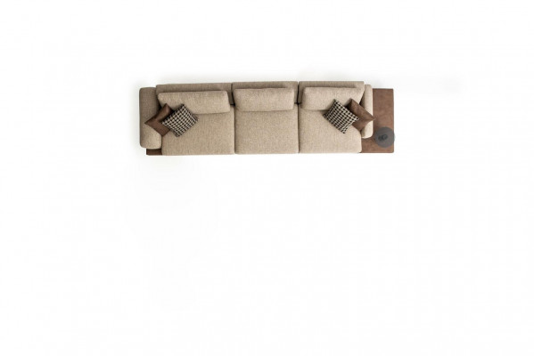Sofa 4 Sëtzer Luxus Polstersofa Neit Design Textil Wunnzëmmer Modern