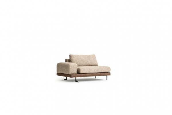 Beige Fënnefplaz Polstersofas Sofa Textil Couch Sitzmueble Wunnzëmmer