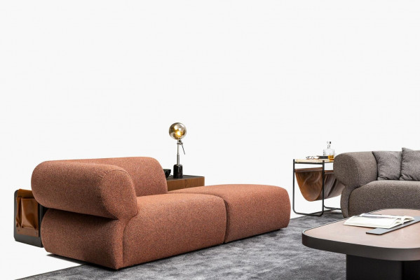Brongen Polster Drësëtzeger Luxus Wunnzëmmer Sofa Modernt Design Couch