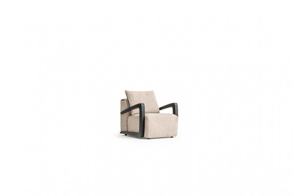 Fauteuil-Bettflätsch 1 Sitz Designer Textil Wunnzëmmer Stil Modern Nei