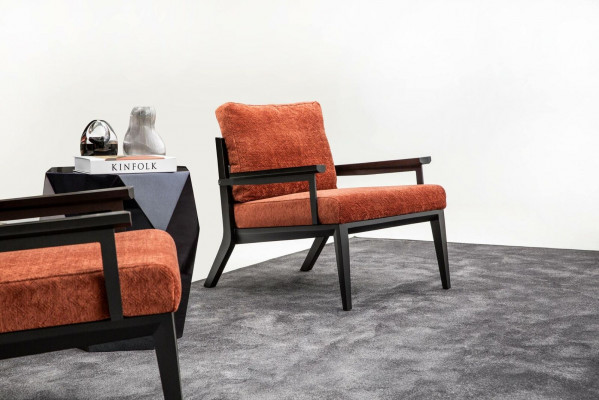 Fautëil 1-Sëtz Textil Wunnzëmmer Luxus Polster Sëtz Nei Modern Design