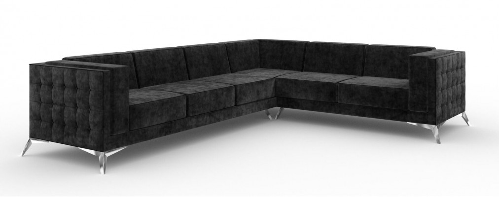 Ecksofa Chesterfield Sofa Polstersuite Canapé Wunnlandschaft L-Form Design Nei