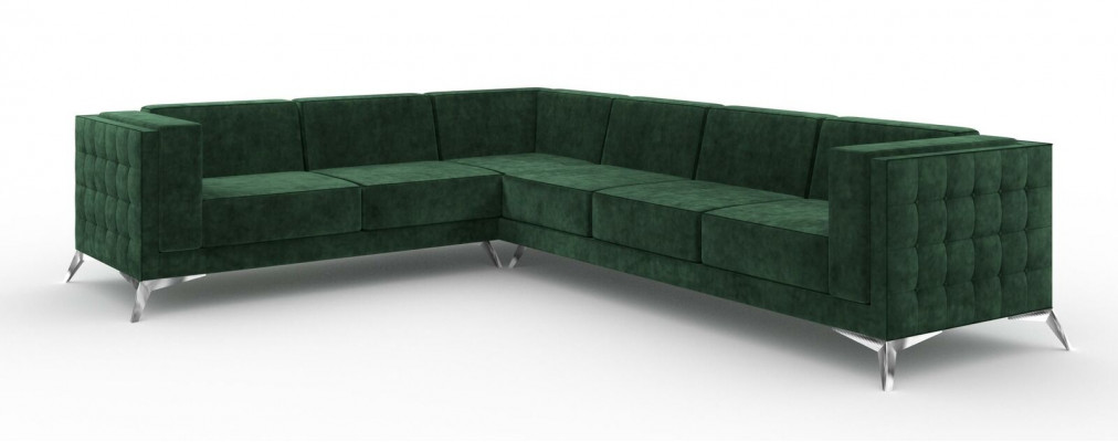Stoff L-Form Canapé Wunnlandschaft Ecksofa Garnitur Design Modern Sofa Modern Nei