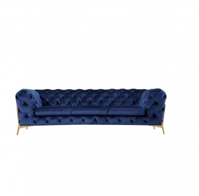 Chesterfield Canapé-Set Sofa Couch Polster 3 2 1 Sëtzer Lieder Canapéen Stoff Neij