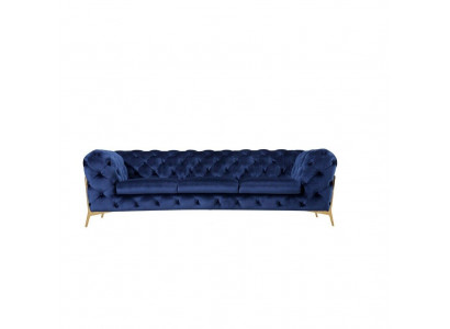 Chesterfield Canapé-Set Sofa Couch Polster 3 2 1 Sëtzer Lieder Canapéen Stoff Neij