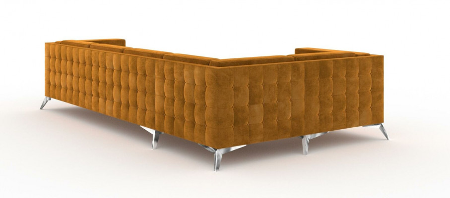 Stoffcanapé Couch Wunnlandschaft Garnitur Design Modern Canapé Eckcanapé