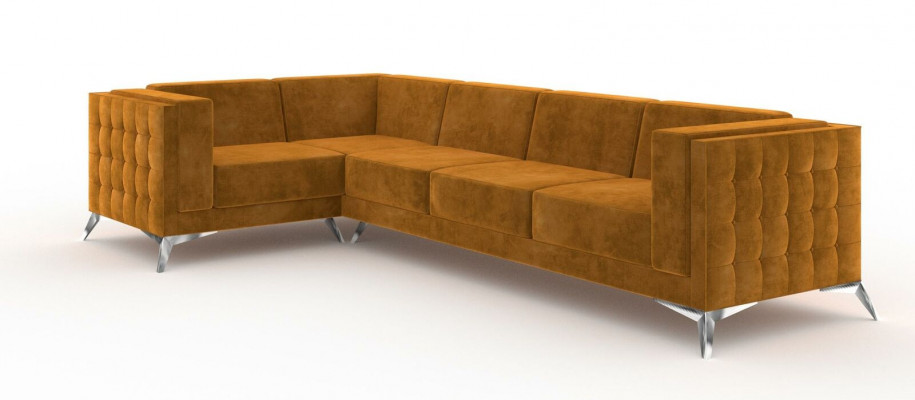 Stoffcanapé Couch Wunnlandschaft Garnitur Design Modern Canapé Eckcanapé