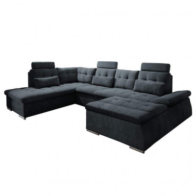 Eckcouch U-Form Couch Wunnlandschaft Garnitur Polster Schlofffunktion Schloffcouch
